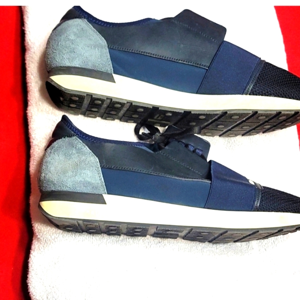 Blue/Black&Grey Balenciaga Race Runners
